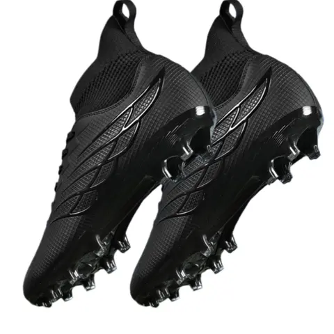 Men's High-Top Sports Football Shoes Football Boots Fg Ag Nails, Unisex Anti-Slip Breathable Design, Durable Tpu Sole, Suitable for Training Running Outdoor Use, Soccer Cleats