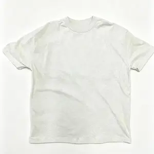 Light Oat Oversized Tee for Men | Heavyweight Streetwear Short Sleeve T-Shirt
