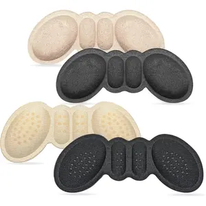 Heel Pads - Heel Inserts for Women, High Heel Comfort Pads, Non-Slip Heel Grips, Shoe Filler & Heel Protectors for Women's Shoes Nail Natural