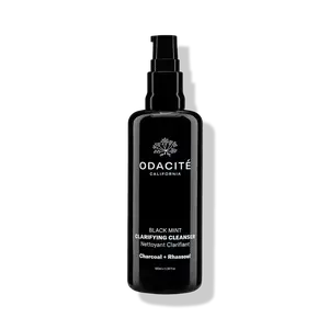 Black Mint • Charcoal + Rhassoul • Clarifying Cleanser Acne Foam Peppermint Tea Tree Facial Cleansing Skincare