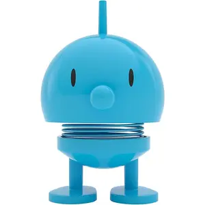 Bimble, Turquoise, Home Decor Ornament - Danish Design, Plastic W/Metal Spring, Small- Creates Cheerful Movement