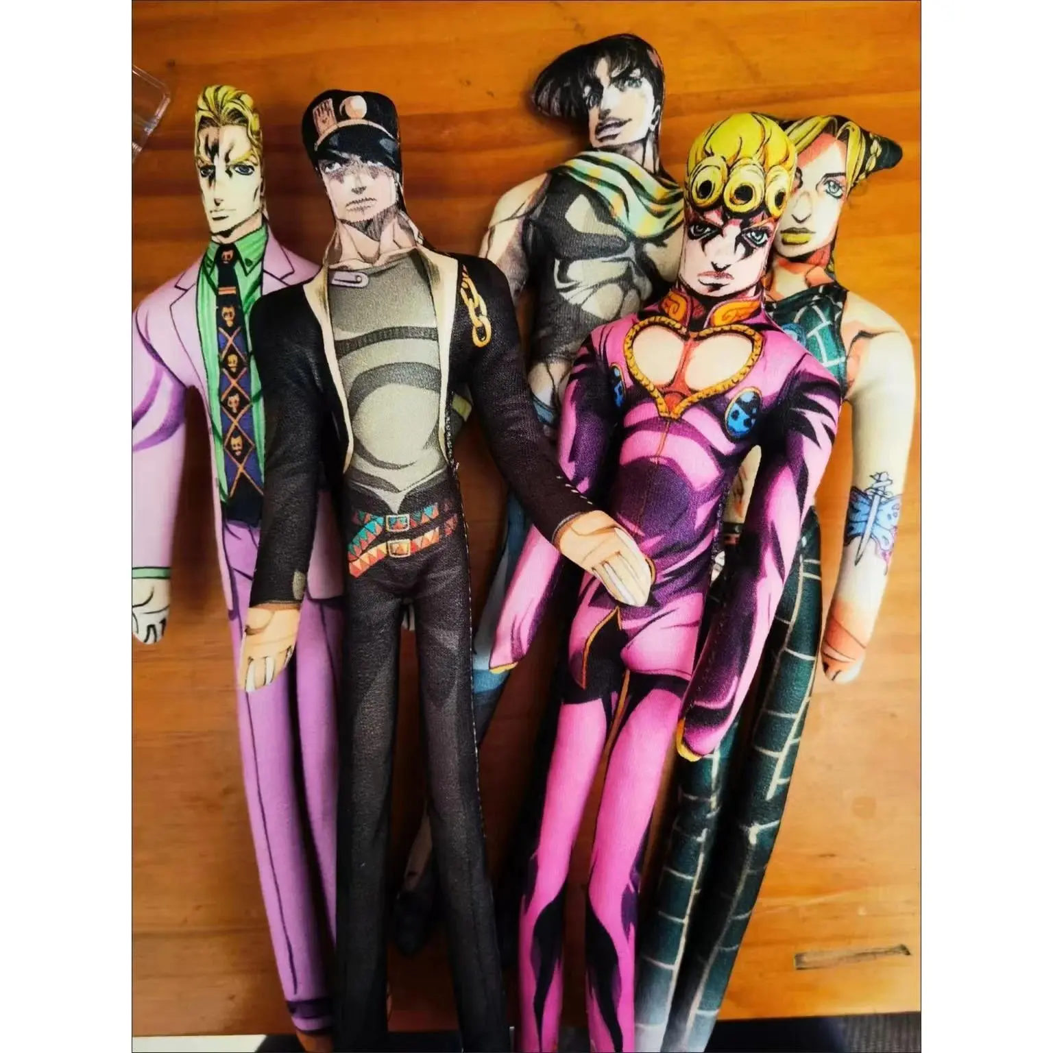 JoJo's Bizarre Adventure Jotaro Kujo Joseph Joestar Gyro Zeppeli Johnny Joestar Stuffed Doll Abstract Wire Skeleton Cosplay Gift