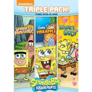 Spongebob Squarepants: Spongebob Goes Prehistoric  [DVD Video Disc] Full Frame, 3 Pack, Dolby, Sensormatic