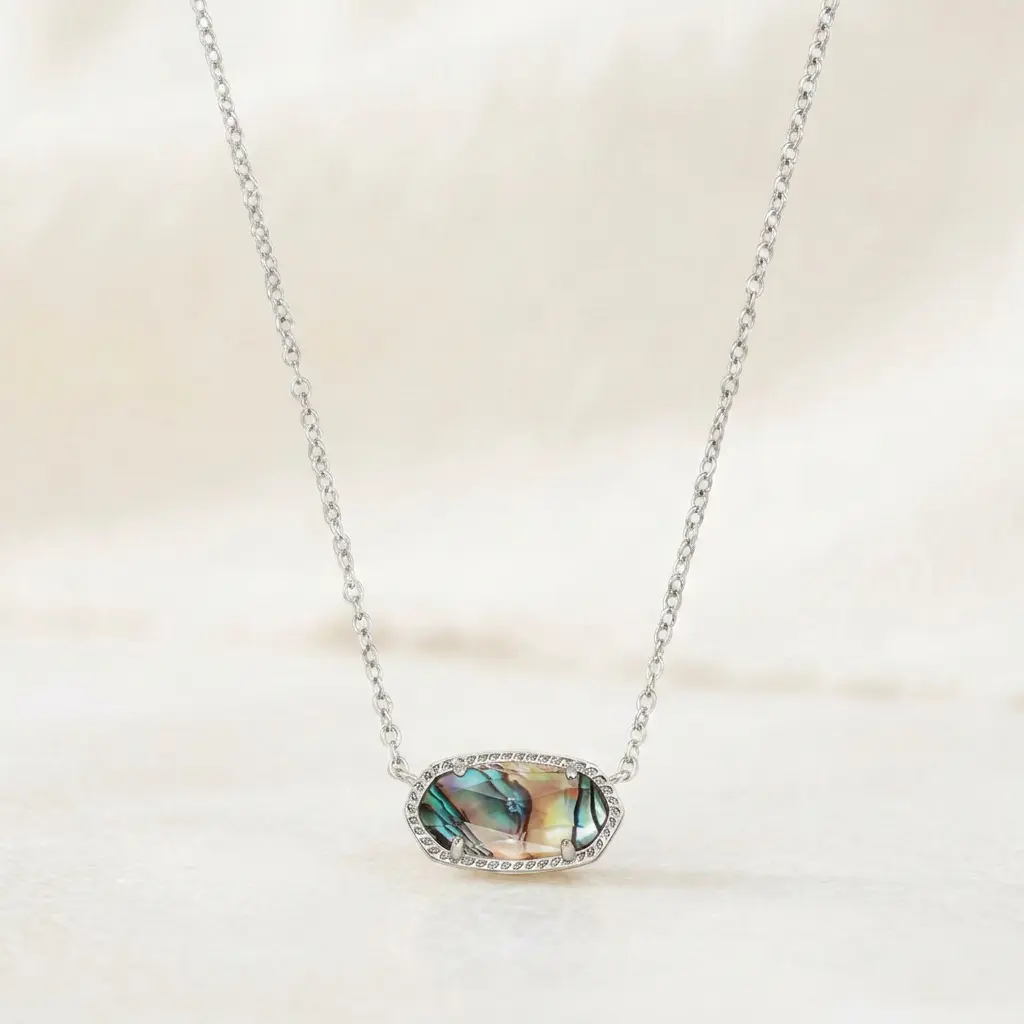 RHODIUM - ABALONE SHELL