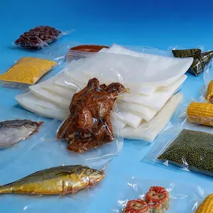 100 Pieces Nylon Vacuum Bags, Heat Sealable, Kitchen Accessories, Sealing Pouches, Vacuum Sealers, Storage Bags, Fresh Food Preservation Tools
