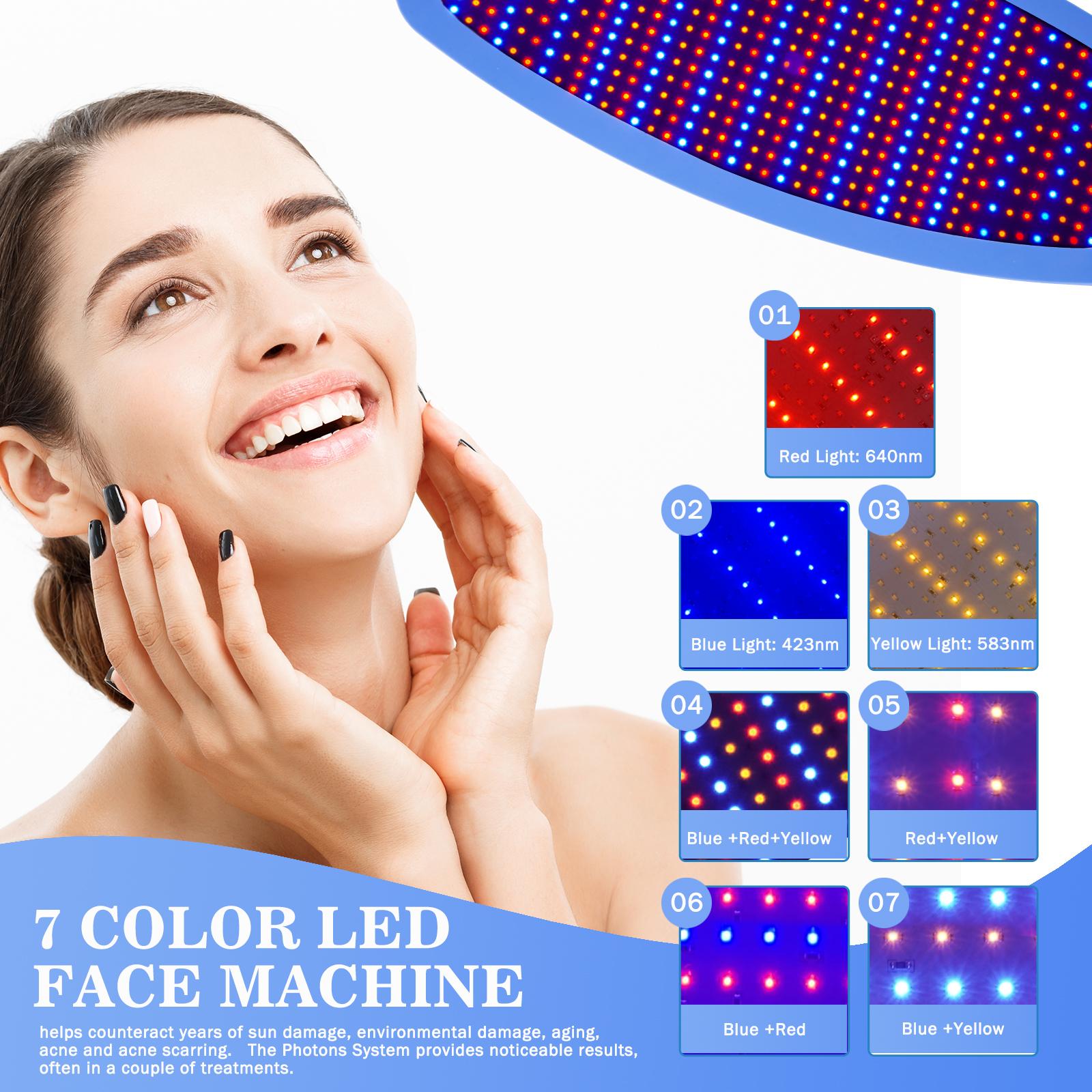 Hydraskincare PDT LED Red Light Therapy for Face Mask Facial Skin Care Rejuvenation Photon Therapy Machine