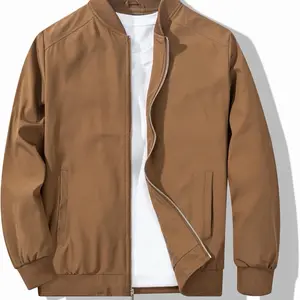 Men's Bomber Jacket, Fashionable Lightweight Windbreaker for Casual Wear in Spring & Fall