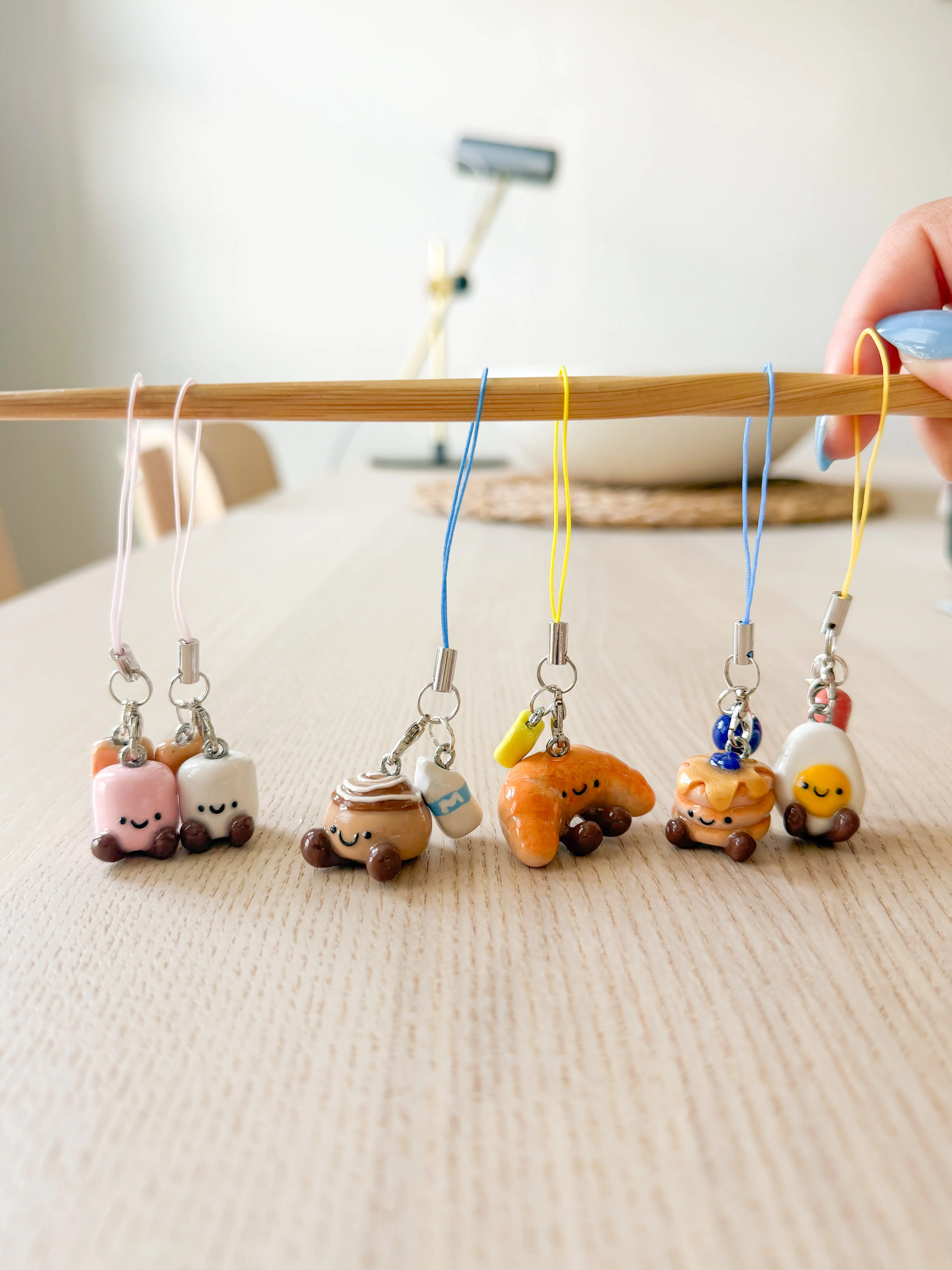 Food Inspired Phone Charms