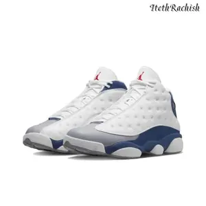 Retro French blue fashion Classic sports shoes, outdoor running shoes, comfortable basketball shoes