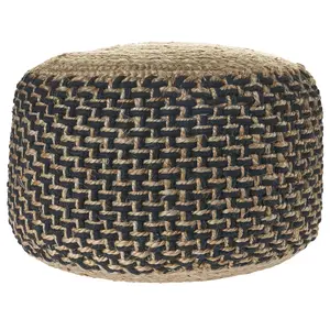 Ox Bay Bohemian Woven Jute Blend Ottoman Pouf Ox Bay Bohemian Woven Jute Blend Ottoman Pouf
