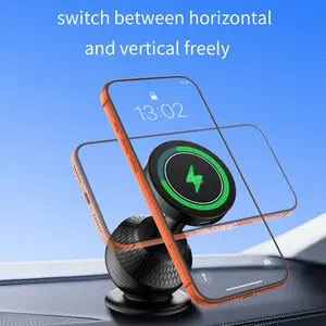 2026 New Magnetic Car Wireless Charger Phone Holder, Strong Magnet, Wireless Charging, Dashboard Wireless Charging, Car Navigation Mount, Convenient and Practical
