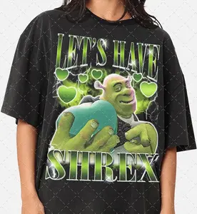 Let's Have Shrex T-Shirt, Funny Shrek T-Shirt, Funny T-Shirt, Gift For Woman and Man Unisex T-Shirt