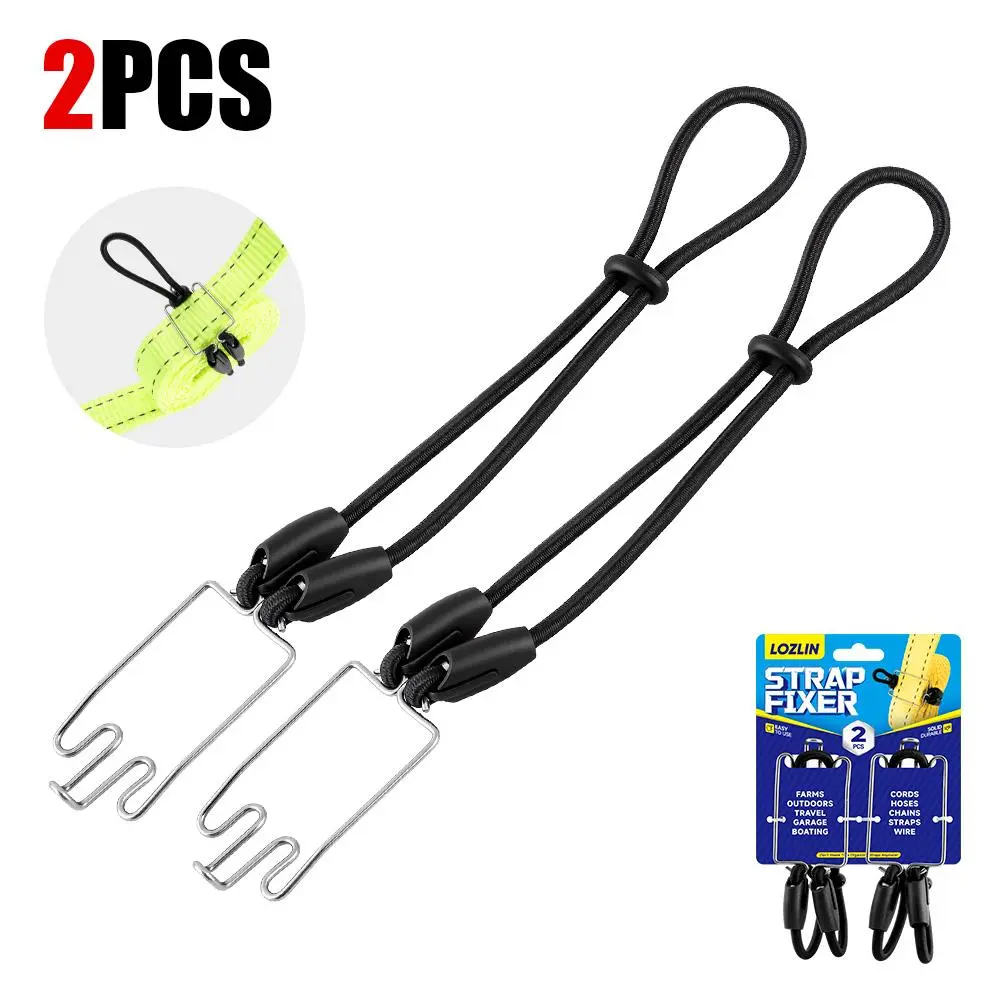 StrapFlap - Perfect solution for keeping your straps.cords and hoses tied and secure. Weather Resistant Stainless Steel Hook & Marine Grade Shock Cord for long life