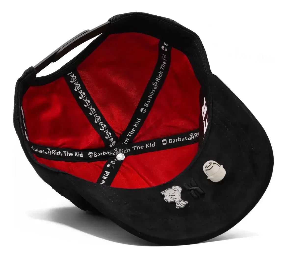 帽子 Chrome embroided Hiphop cap Chrome I Blackout Trucker Hat – Premium Streetwear Snapback Cap