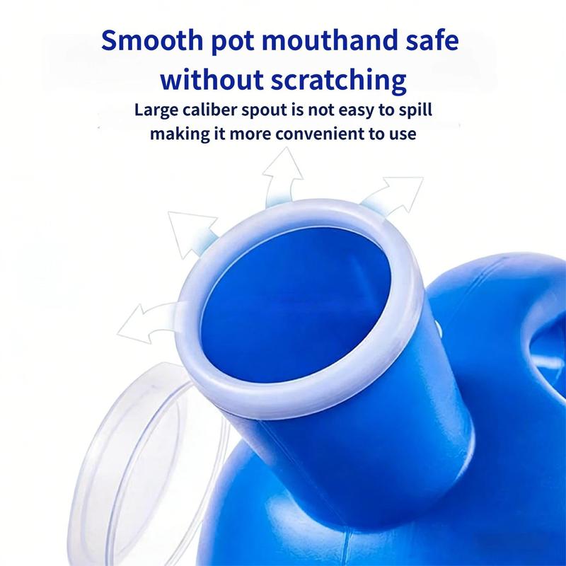 Blue 2000ML Portable Urinal with 62.99in Extendable Catheter Thick Odor Resistant Large Capacity Easy Night Use for Elderly Children