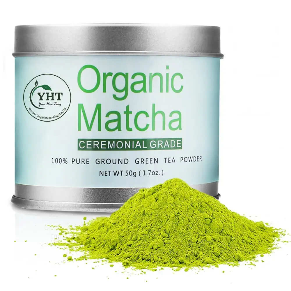 YHT Organic Japanese Green Jade Matcha Tea Powder Top Ceremonial Grade