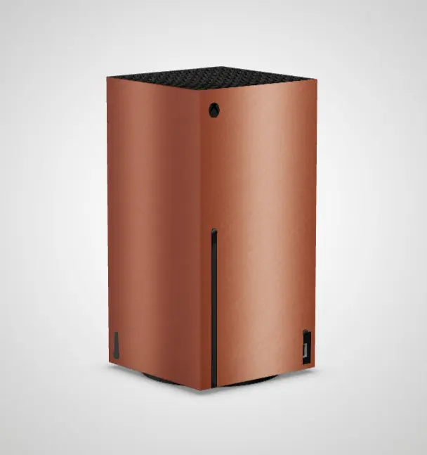 Brushed Copper Xbox Series X Console Vinyl Skin