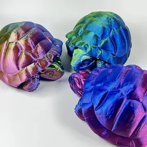 3d Printed Turtles Animal Toys Home Room Car Decorations Desktop Decorations And Free Movement Of Jointsmulti-Joint Movable