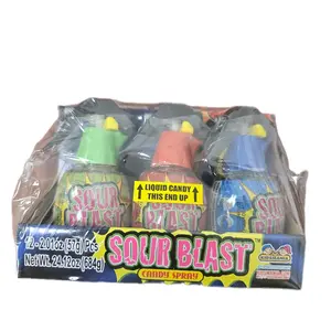 Sour Blast Candy Spray - 12 Count, 20oz Total, Liquid Candy Pack, Sour Blast Brand, Fun Candy Sprays