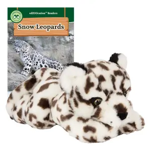 12” Plush + Zoologist Reader Book: Snow Leopard (Ages 6–8)