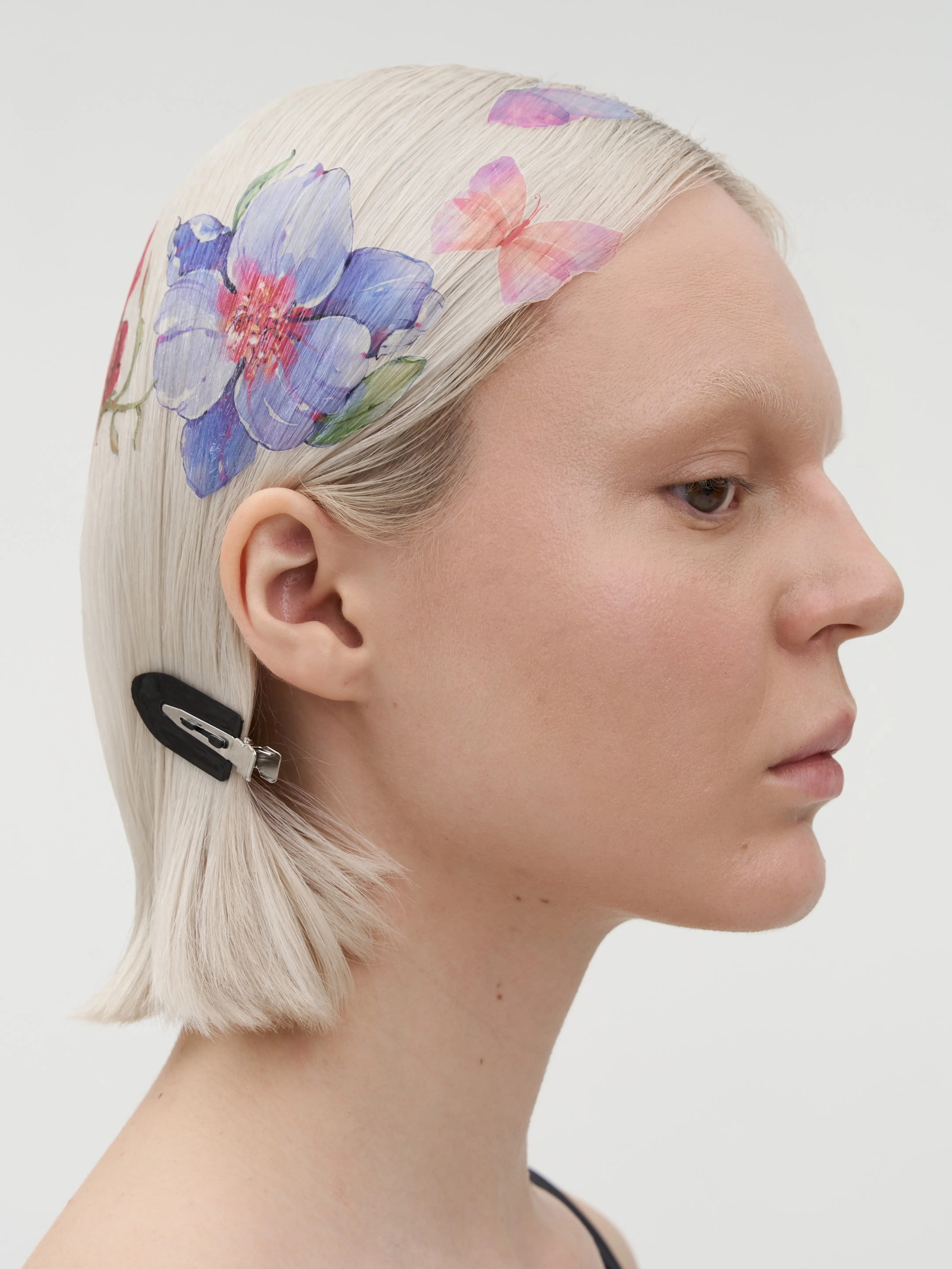 Spring Mood On | Temporary Hair Tattoo (for Blonde Hair Only)