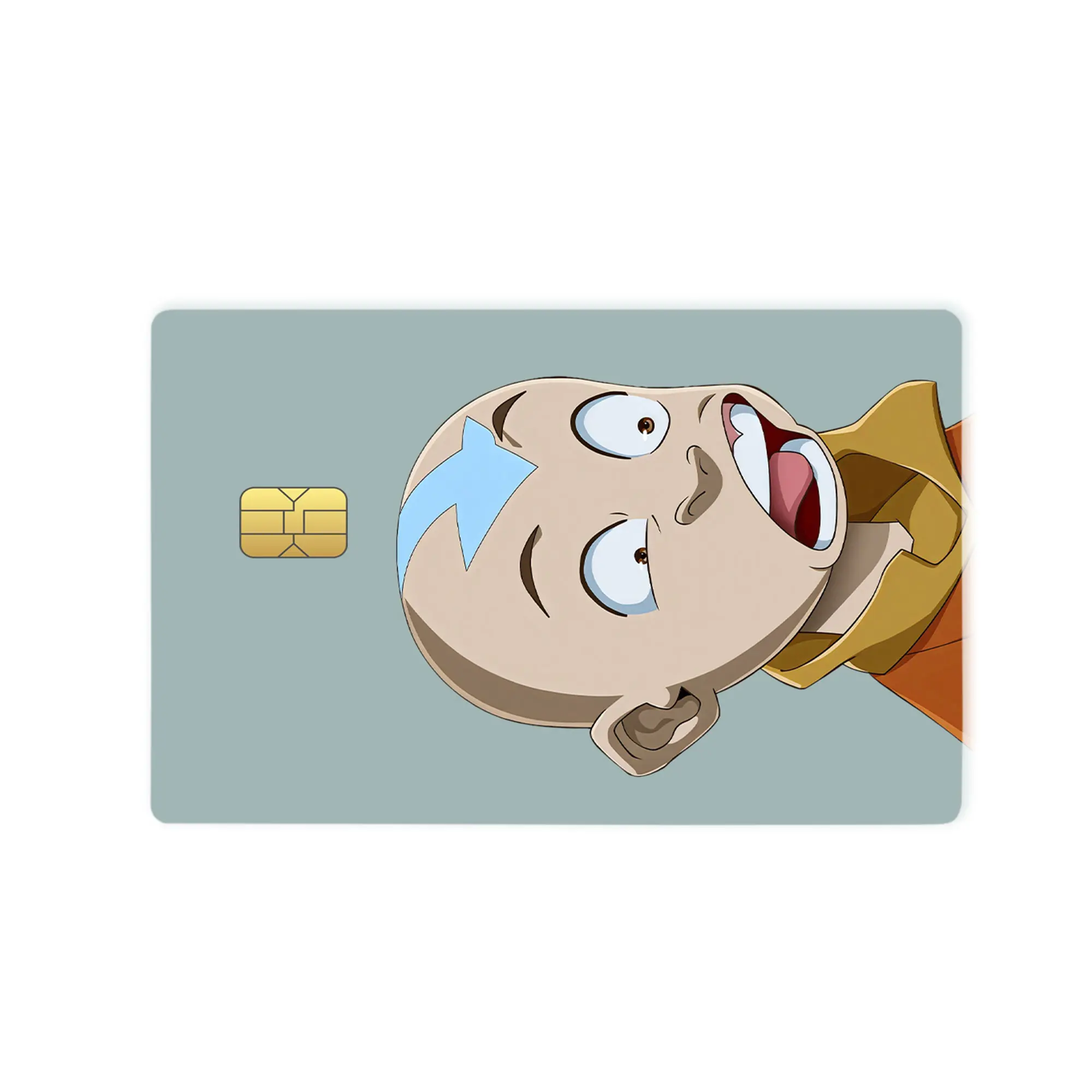 Aang Avatar The Last Airbender Credit Card Sticker, ATLA Debit Cards Skin