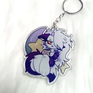 Sleepy Loona HelluvaBoss Keychain, Cute, Durable, And Perfect For Bags, Keys, Or Gifts. Great For Daily Use Or As Thoughtful Little Gifts For Your Friends And Yourself.