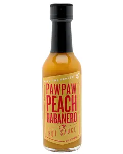 PawPaw Peach Habanero  - Spicy Sauce for Snacks and Meals