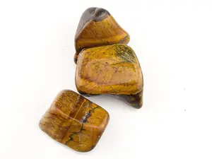 Tiger Eye Tumbled Stones Large 1.5 - 2" inch, Polished Tiger Eye, Tiger Eye Palmstone, Tiger Eye Pocket Stone, Tiger Eye Stone