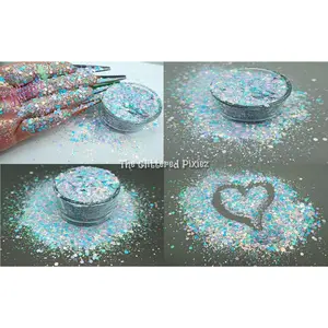 RAINBOW UNICORN MACARON glitter mix! -