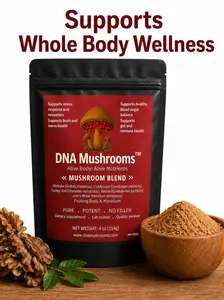 DNA   Mushroom Matrix Blend- Whole Body Wellness A premium multi-mushroom blend Crafted to support focus, balance, immune wellness, Lion Mane, Reishi, Turkey Tail, Maitake, Cordycep. Pure, Potent, No fillers