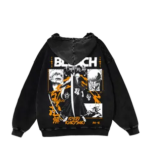 Ichigo Bleach T-Shirt, Sweatshirt, Hoodie – Vintage Anime Oversized Streetwear T-Shirt, Sweatshirt, Hoodie, Retro Graphic Pullover, Collector Edition Fan Gift