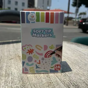 WCi.A Soft-Tip Markers, 24-Count Set