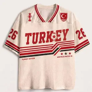 Turkey Soccer Jersey, Retro Ay Yildiz Shirt, Custom Name Number Jersey, Turkish Football Fan Gift, Anatolia Match Tee