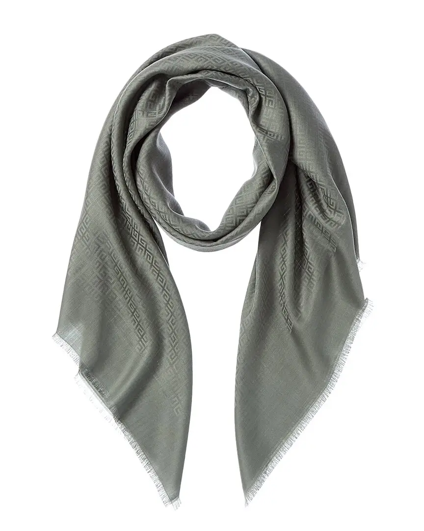 Givenchy 4G Square Large Wool & Silk-Blend Scarf