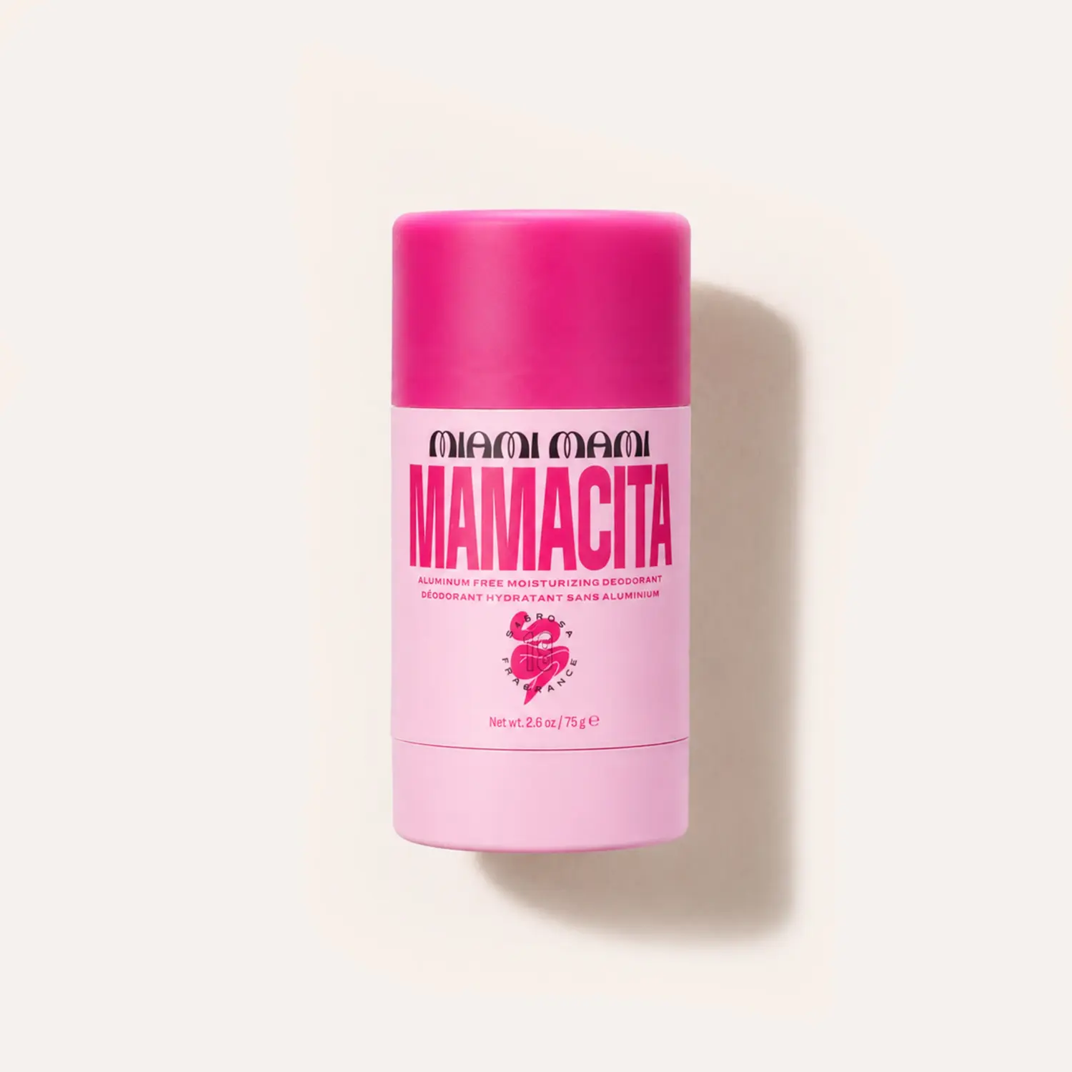 Miami Mami Mamacita Deodorant Stick for Women - Fruity Floral Scent - 2.6 oz / 75g - Pitahaya, Litchi, Jasmine, Sea Notes, Hibiscus, Vanilla & Musk - Summer Beauty & Personal Care Essential - Great Value Deodorant