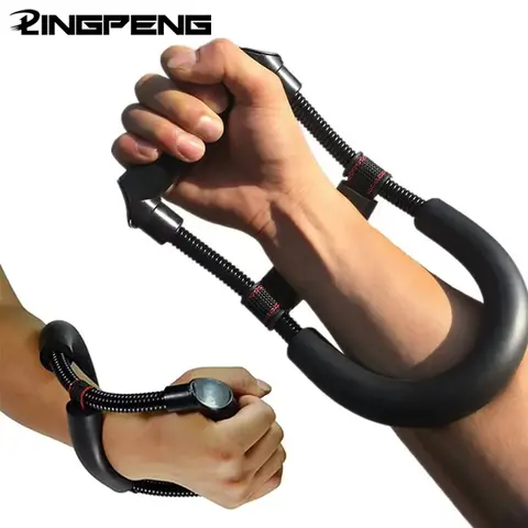 Adjustable Wrist Strength Trainer, Forearm Strengthening Device, Fitness Arm Training Equipment, Grip Enhancer for Workout, Workout Hand Gripper, Forearm Strengthener, Fitness Gear