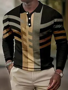 Casual Button-Up Polo Shirt for Men Classic Design Comfortable Fit Stylish Look Perfect for Everyday Wear