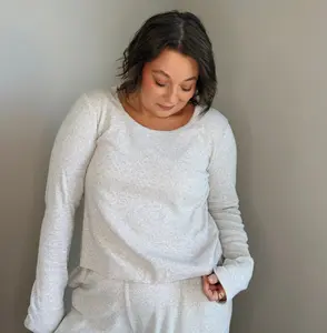 The Cloud Pointelle Lounge Top