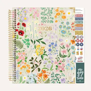 2026 Vision Planner, 7.5" x 9", Garden Party, Beige