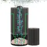 hygger Contemporary Aquarium Filter - Air-Powered Sponge Aquarium Filters for 5-125 Gal Fish Tanks, With Reusable Biochemical Ball, Spare Foam Sponge, Requires Oxygen Pump & Air Hose (Ideal for Water Filtration, Breeding Fry)