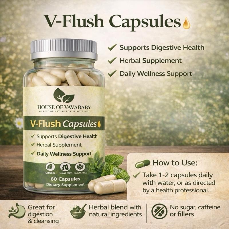 V-Flush Wellness Support Trio  Herbal Tea • Gummies • Capsules Skin Brightening Kit Face Lift Kit