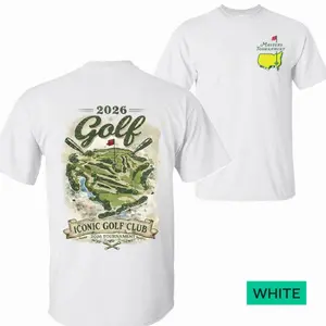 [Sale of 50%] Masters Golf 2026 Tshirt– Golf Course Graphic Tee – 2026 Vintage Golf Shirt for Men, 2026 Vintage Tournament Inspired Graphic Tee 4A