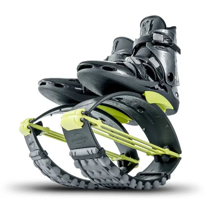 Kangoo Jumps KJ-XR3 Negro Amarillo Botas de rebote con envío gratis!!