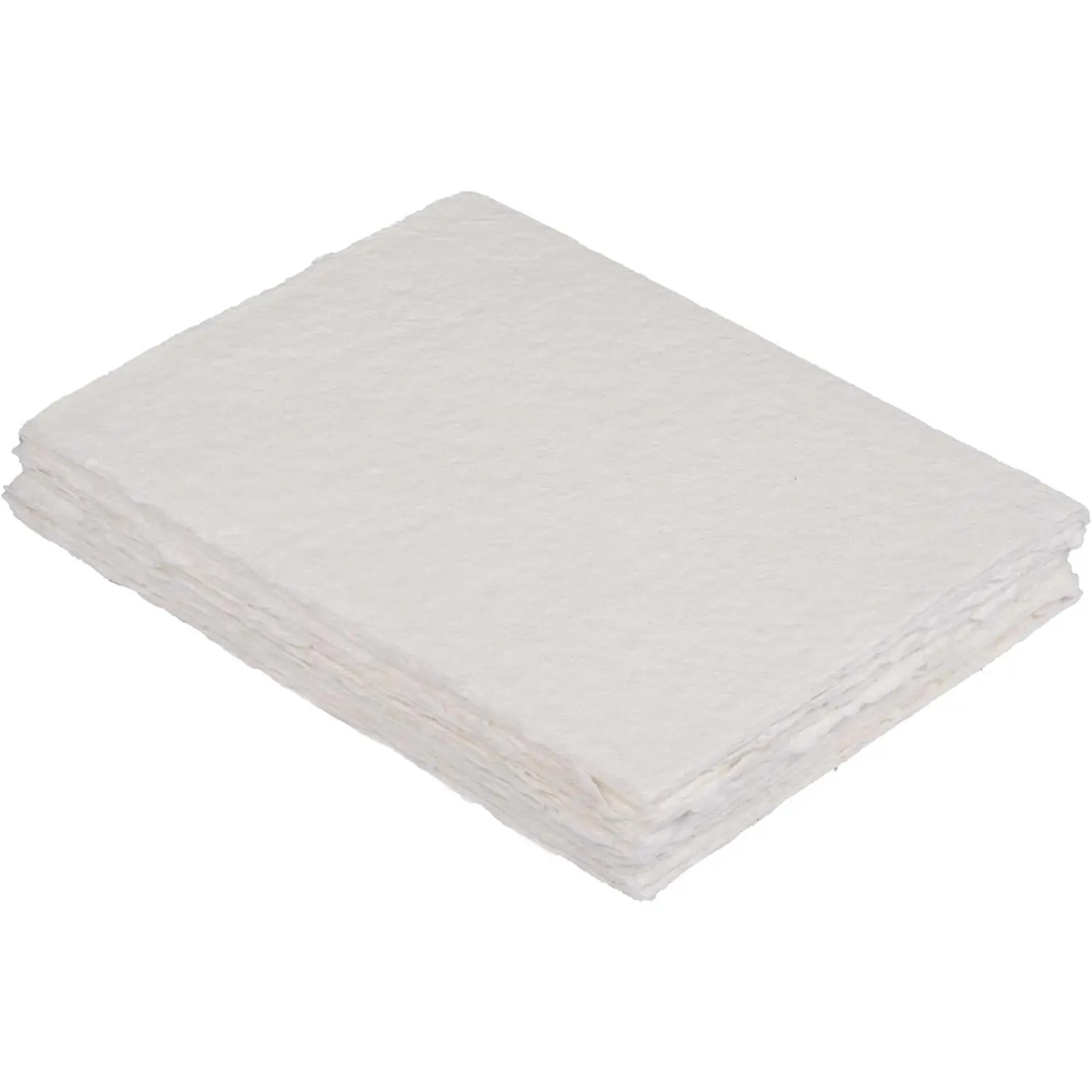 Watercolor Paper 6''x4'', 400 GSM Cotton, 25 Sheets White | Handmade Cold Press Rough Textured Cotton Paper, Ideal for Drawing, Sketching, Calligraphy, Mixed Media & Watercolor