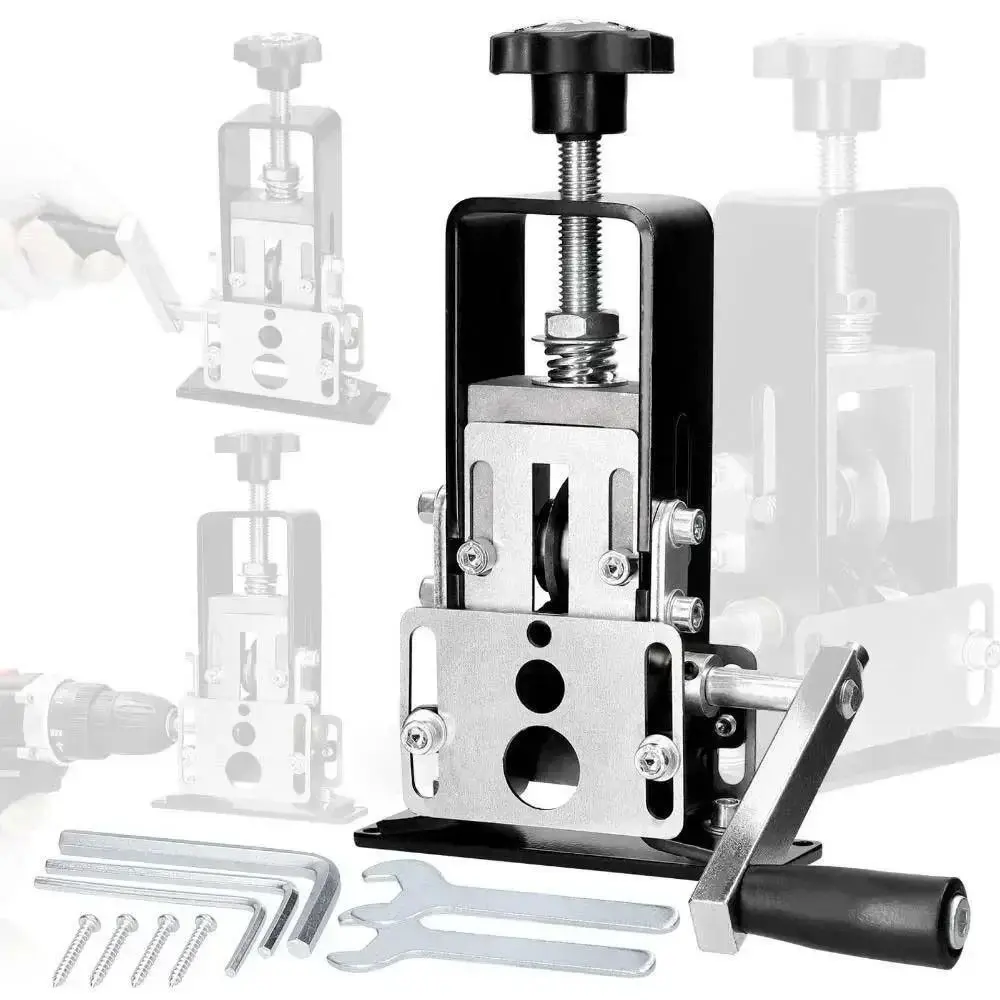 Manual Wire Stripping Machine for Scrap Metal Business | Process 1-25mm Wire Quickly | Stainless Steel Blade Resists Wear & Rust