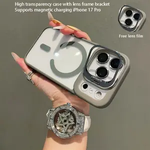 Synchronous Iteration iPhone 17 Pro Case, Protective Multi-Functional Full Body Magnetic Protection, Ergonomic Design Comfortable Grip, New Magnetic Icon Process Durable Anti-Scratch, Hidden Metal Bracket Stand, Camera Lens Cover, MagSafe, Phone-Necessity