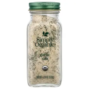 Simply Organic Garlic Salt, 4.7 oz (133 g)