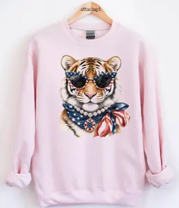 American Tiger Graphic Top