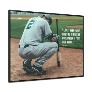 Derek Jeter Motivational Quote Wall Art, Inspirational Quote, Office Decor, Yankees Poster